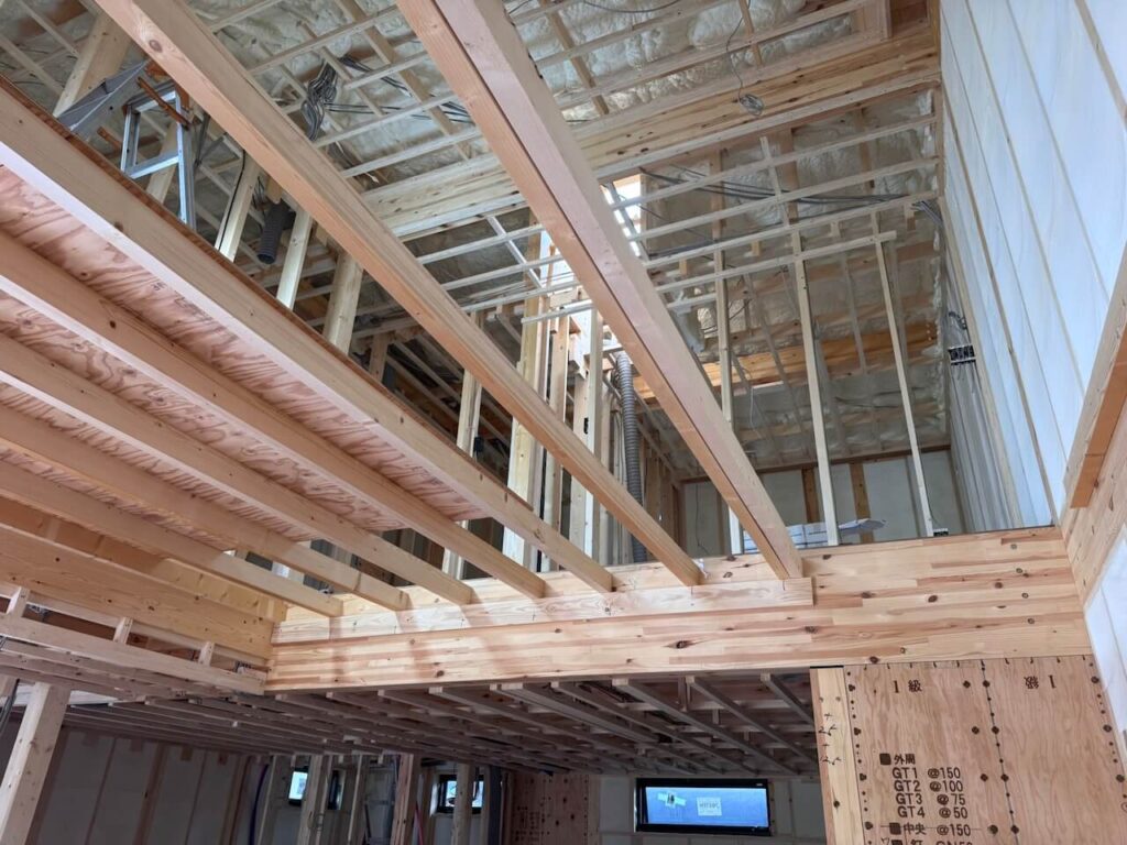 鉄骨階段の施工前