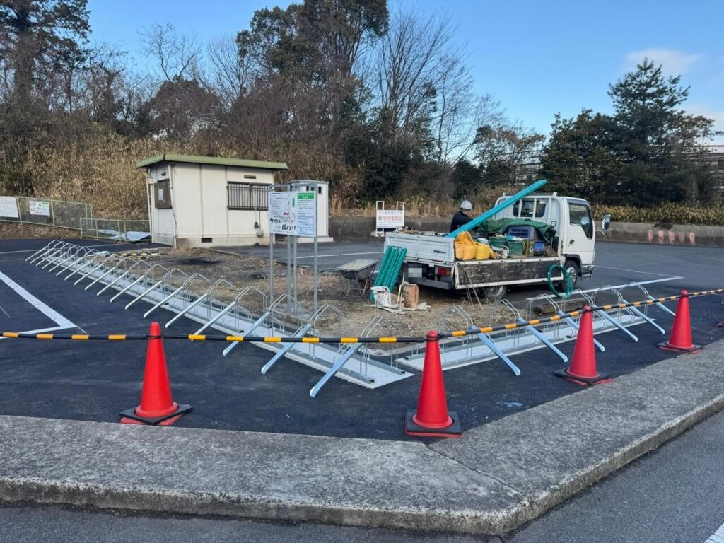 サイクルスタンドの設置②